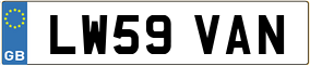 Truck License Plate